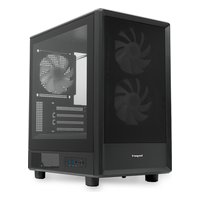 Корпус HSPD M310-TGBK-ARGB, Mini Tower, mATX/Mini-ITX, без БП, стекло, чёрный — фото 3