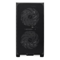 Корпус HSPD M321-TGBK-ARGB, Mini Tower, mATX/Mini-ITX, без БП, стекло, чёрный — фото 4