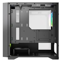 Корпус HSPD M334-TGBK-ARGB, Mini Tower, mATX/Mini-ITX, без БП, стекло, чёрный — фото 5