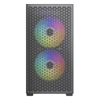 Корпус HSPD M335-TGBK-ARGB, Mini Tower, mATX/Mini-ITX, без БП, стекло, чёрный — фото 2