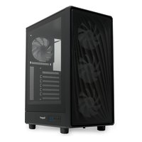 Корпус HSPD M510-TGBK-ARGB, Midi Tower, ATX/mATX/Mini-ITX, без БП, стекло, чёрный — фото 3