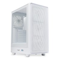 Корпус HSPD M510-TGWH-ARGB, Midi Tower, ATX/mATX/Mini-ITX, без БП, стекло, белый — фото 3