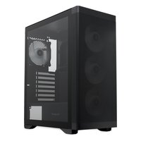 Корпус HSPD M520-TGBK-ARGB, Midi Tower, ATX/mATX/Mini-ITX, без БП, стекло, чёрный — фото 3