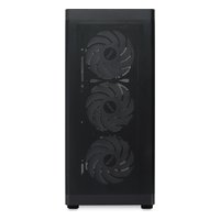 Корпус HSPD M520-TGBK-ARGB, Midi Tower, ATX/mATX/Mini-ITX, без БП, стекло, чёрный — фото 4