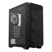 Корпус HSPD M521-TGBK-ARGB, Midi Tower, ATX/mATX/Mini-ITX, без БП, стекло, чёрный — фото 3