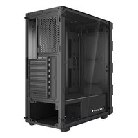 Корпус HSPD M550-TGBK, Midi Tower, ATX/mATX/Mini-ITX, без БП, стекло, чёрный — фото 4