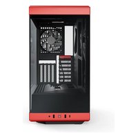 Корпус HYTE Y40 Cherry, Midi Tower, ATX/mATX/Mini-ITX, без БП, стекло, чёрный/красный (CS-HYTE-Y40-BR) — фото 2