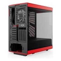 Корпус HYTE Y40 Cherry, Midi Tower, ATX/mATX/Mini-ITX, без БП, стекло, чёрный/красный (CS-HYTE-Y40-BR) — фото 5