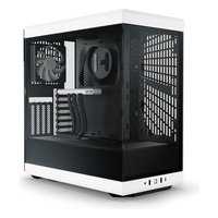 Корпус HYTE Y40 Panda, Midi Tower, ATX/mATX/Mini-ITX, без БП, стекло, чёрный/белый (CS-HYTE-Y40-BW) — фото 1