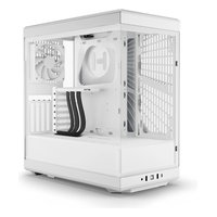Корпус HYTE Y40 Snow, Midi Tower, ATX/mATX/Mini-ITX, без БП, стекло, белый (CS-HYTE-Y40-WW) — фото 1