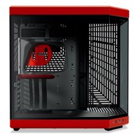 Корпус HYTE Y70 Cherry, Midi Tower, E-ATX/ATX/mATX/Mini-ITX, без БП, стекло, чёрный/красный (CS-HYTE-Y70-BR) — фото 3