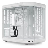 Корпус HYTE Y70 Snow, Midi Tower, E-ATX/ATX/mATX/Mini-ITX, без БП, стекло, белый (CS-HYTE-Y70-WW) — фото 1