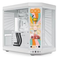 Корпус HYTE Y70 Touch Infinite Snow, Midi Tower, E-ATX/ATX/mATX/Mini-ITX, без БП, стекло, белый (CS-HYTE-Y70TTI-WW) — фото 1