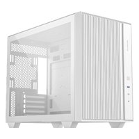 Корпус ID-COOLING FLOW 500, Mini Tower, mATX/Mini-ITX, без БП, стекло, белый — фото 1
