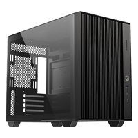 Корпус ID-COOLING FLOW 500, Mini Tower, mATX/Mini-ITX, без БП, стекло, чёрный — фото 1
