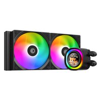 Система жидкостного охлаждения ID-COOLING FX240 LCD, радиатор 240 мм, до 300W, LGA1851/1700/1200/115x, AM5/AM4 — фото 1