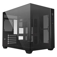 Корпус ID-COOLING VIEW 500, Mini Tower, mATX/Mini-ITX, без БП, стекло, чёрный — фото 1