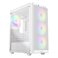 Корпус ID-COOLING WARE 300 ARGB, Mini Tower, mATX/Mini-ITX, без БП, стекло, белый — фото 1