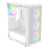 Корпус ID-COOLING WARE 300 ARGB, Mini Tower, mATX/Mini-ITX, без БП, стекло, белый — фото 2