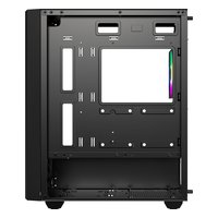 Корпус ID-COOLING WARE 300 ARGB, Mini Tower, mATX/Mini-ITX, без БП, стекло, чёрный — фото 5