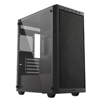 Корпус ID-COOLING WARE 300, Mini Tower, mATX/Mini-ITX, без БП, стекло, чёрный — фото 1
