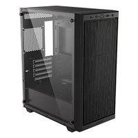 Корпус ID-COOLING WARE 300, Mini Tower, mATX/Mini-ITX, без БП, стекло, чёрный — фото 2