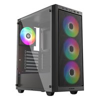 Корпус ID-COOLING WARE 310 ARGB, Midi Tower, ATX/mATX/Mini-ITX, без БП, стекло, чёрный — фото 1