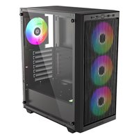 Корпус ID-COOLING WARE 310 ARGB, Midi Tower, ATX/mATX/Mini-ITX, без БП, стекло, чёрный — фото 2