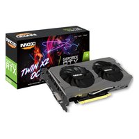 Видеокарта INNO3D GeForce RTX 3050 TWIN X2 OC 8GB GDDR6/128-bit, PCIe 4.0, 1xHDMI+1xDP+1xDVI-D, 2 слота, 1x6-pin (N30502-08D6X-1711VA41) — фото 2