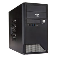 Корпус InWin EMR048, Mini Tower, mATX/Mini-ITX, без БП, чёрный/серебристый (6192997) — фото 1