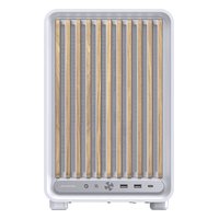 Корпус Jonsbo D33 WOOD, Mini Tower, mATX/Mini-ITX, без БП, белый — фото 4