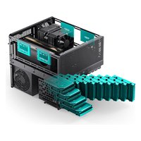 Корпус Jonsbo N5, Cube, E-ATX/ATX/mATX/Mini-ITX, без БП, чёрный — фото 4