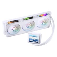 Система жидкостного охлаждения Jonsbo TF3-360SCW White, радиатор 360 мм, LGA1851/1700/1200/115x/2011/1366, AM5/AM4 — фото 1