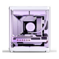 Корпус Jonsbo TK-1, Mini Tower, mATX/Mini-ITX, без БП, стекло, белый — фото 4