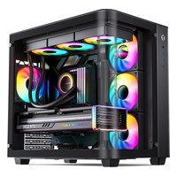 Корпус Jonsbo TK-3, Midi Tower, ATX/mATX/Mini-ITX, без БП, стекло, чёрный — фото 1
