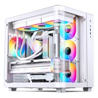 Корпус Jonsbo TK-3, Midi Tower, ATX/mATX/Mini-ITX, без БП, стекло, белый — фото 1