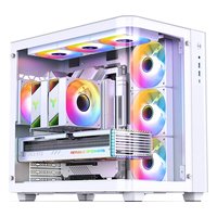 Корпус Jonsbo TK-3, Midi Tower, ATX/mATX/Mini-ITX, без БП, стекло, белый — фото 3