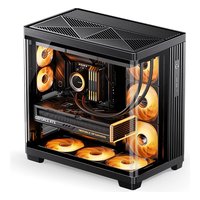 Корпус Jonsbo TK-4, Midi Tower, ATX/mATX/Mini-ITX, без БП, стекло, чёрный — фото 3