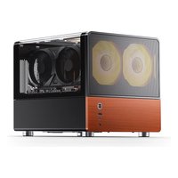 Корпус Jonsbo V12, Mini Tower, mATX/Mini-ITX, без БП, стекло, чёрный — фото 1