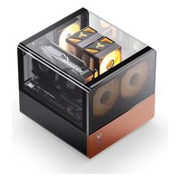 Корпус Jonsbo V12, Mini Tower, mATX/Mini-ITX, без БП, стекло, чёрный — фото 2