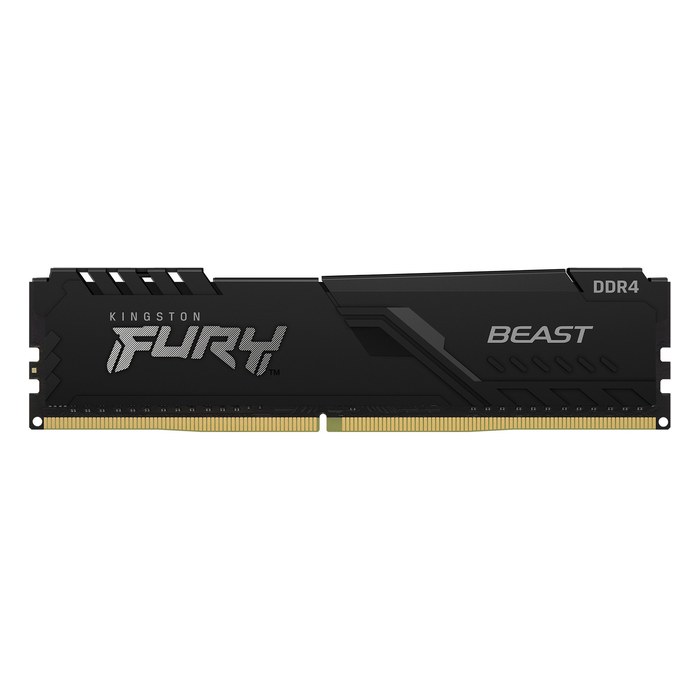 Модуль памяти 16GB 3200MHz DDR4 non-ECC DIMM Unbuffered, Kingston FURY Beast Black (KF432C16BB/16)