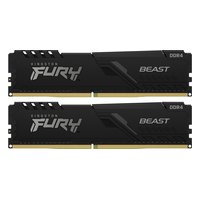 Комплект памяти 2x16GB 3200MHz DDR4 non-ECC DIMM Unbuffered, Kingston FURY Beast Black (KF432C16BBK2/32) — фото 1
