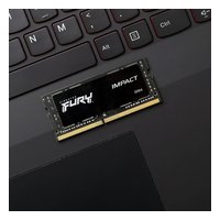 Комплект памяти 2x8GB 4800MHz DDR5 non-ECC SO-DIMM Unbuffered, Kingston FURY Impact Black PnP (KF548S38IBK2-16) — фото 4
