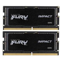 Комплект памяти 2x16GB 4800MHz DDR5 non-ECC SO-DIMM Unbuffered, Kingston FURY Impact Black PnP (KF548S38IBK2-32) — фото 2