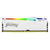 Kingston KF552C40BWA-16 — Модуль памяти 16GB 5200MHz DDR5 non-ECC DIMM Unbuffered, FURY Beast White RGB