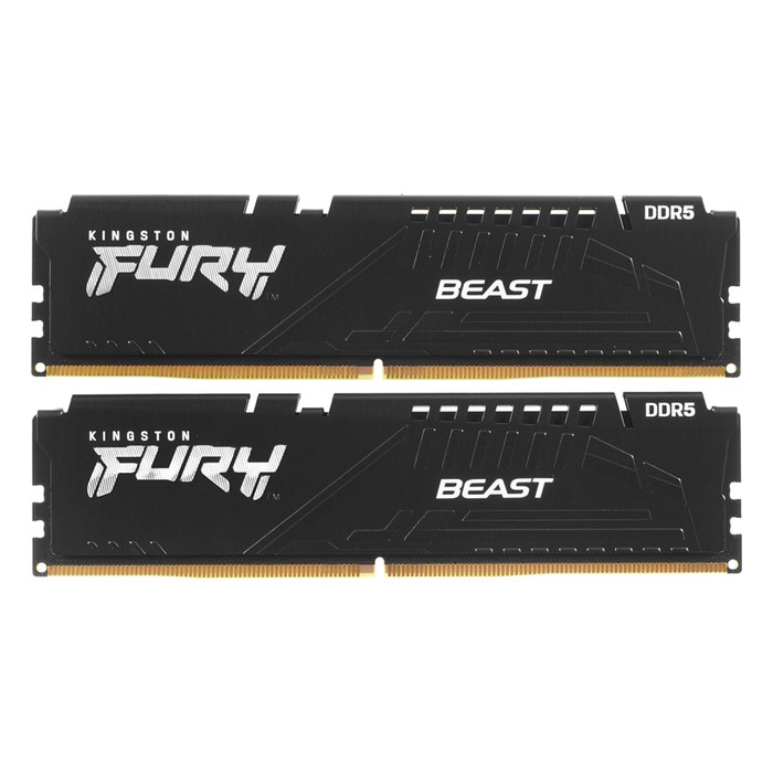 Комплект памяти 2x16GB 5600MHz DDR5 non-ECC DIMM Unbuffered, Kingston FURY Beast Black EXPO (KF556C36BBEK2-32)