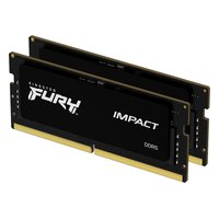 Комплект памяти 2x16GB 5600MHz DDR5 non-ECC SO-DIMM Unbuffered, Kingston FURY Impact Black PnP (KF556S40IBK2-32) — фото 1