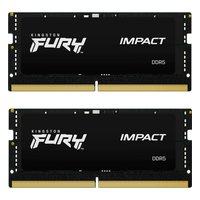 Комплект памяти 2x16GB 5600MHz DDR5 non-ECC SO-DIMM Unbuffered, Kingston FURY Impact Black PnP (KF556S40IBK2-32) — фото 2