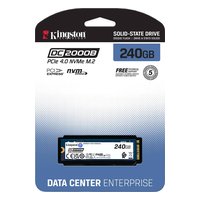 SSD 240GB Kingston DC2000B, NVMe M.2 2280 PCIe 4.0 x4 (R4500/W400MB/s) (DWPD 0.4) (175 TBW) (SEDC2000BYM8/240G) — фото 4
