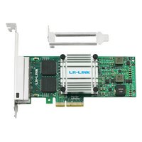 Сетевая карта LR-Link LREC9714HT, 4× RJ45 1 GbE, Intel I350, PCIe 2.1 x4, LP (FH-планка в комплекте) (LREC9714HT) — фото 2